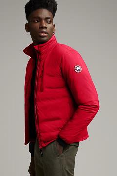 Chamarras Canada Goose Hombre México - Lodge Chaqueta De Plumas Rojos XC7629043